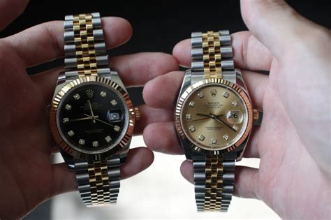 36mm vs 41mm datejust.